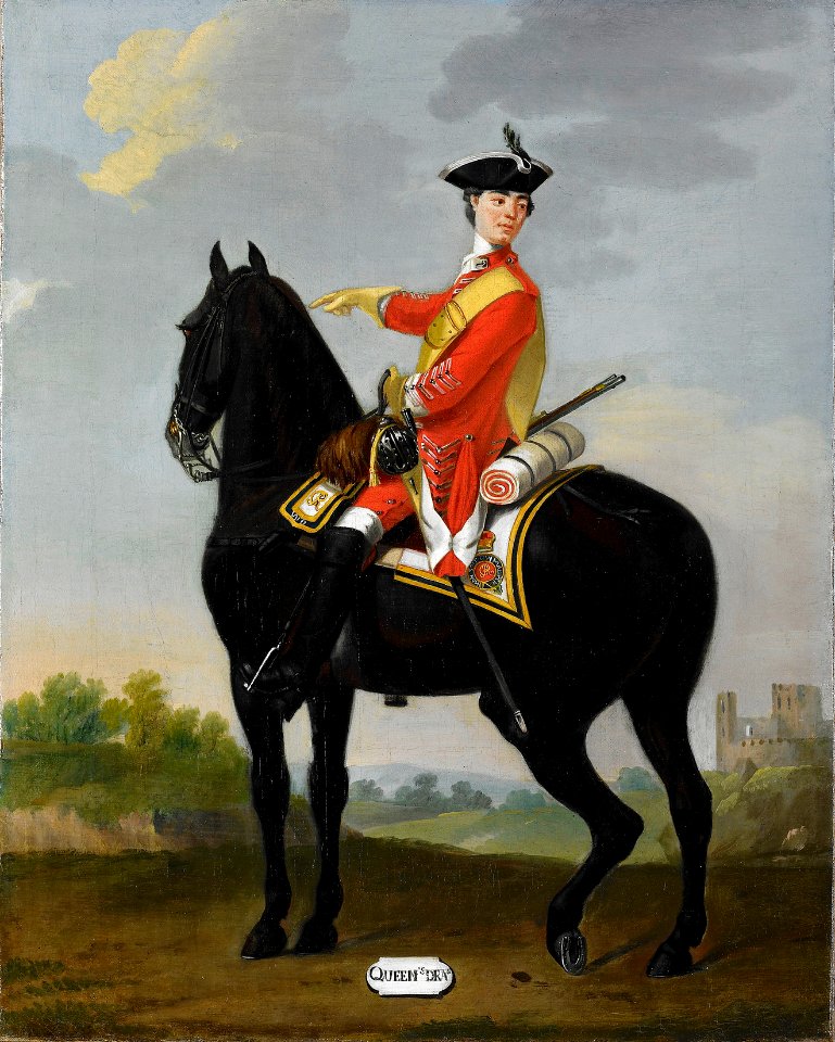 David Morier (1705^-70) - Private, 7th Queen's Dragoons, 1751 - RCIN 401507 - Royal Collection