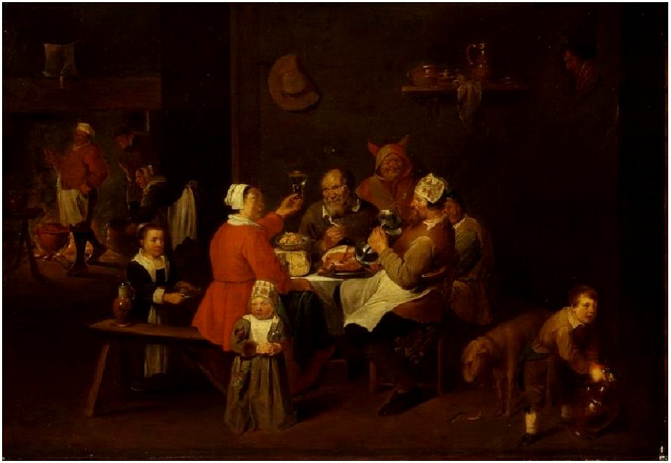 David Rijckaert (III) - The King Drinks