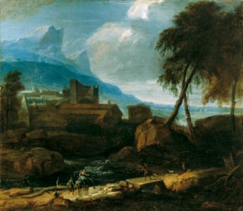 David Richter d. Ä. - Ideale Landschaft - 4149 - Kunsthistorisches Museum
