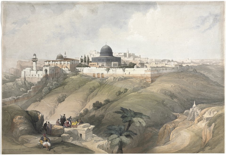 David Roberts (British, 1796-1864) - Jerusalem - 1927.142 - Cleveland Museum of Art