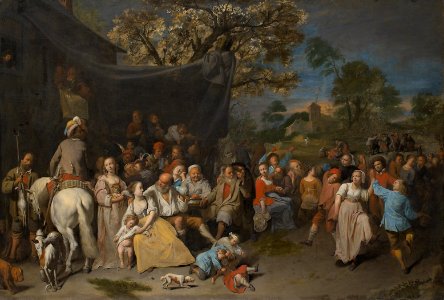 David Rijckaert (III) - Farmers entertaining themselves (kermess)