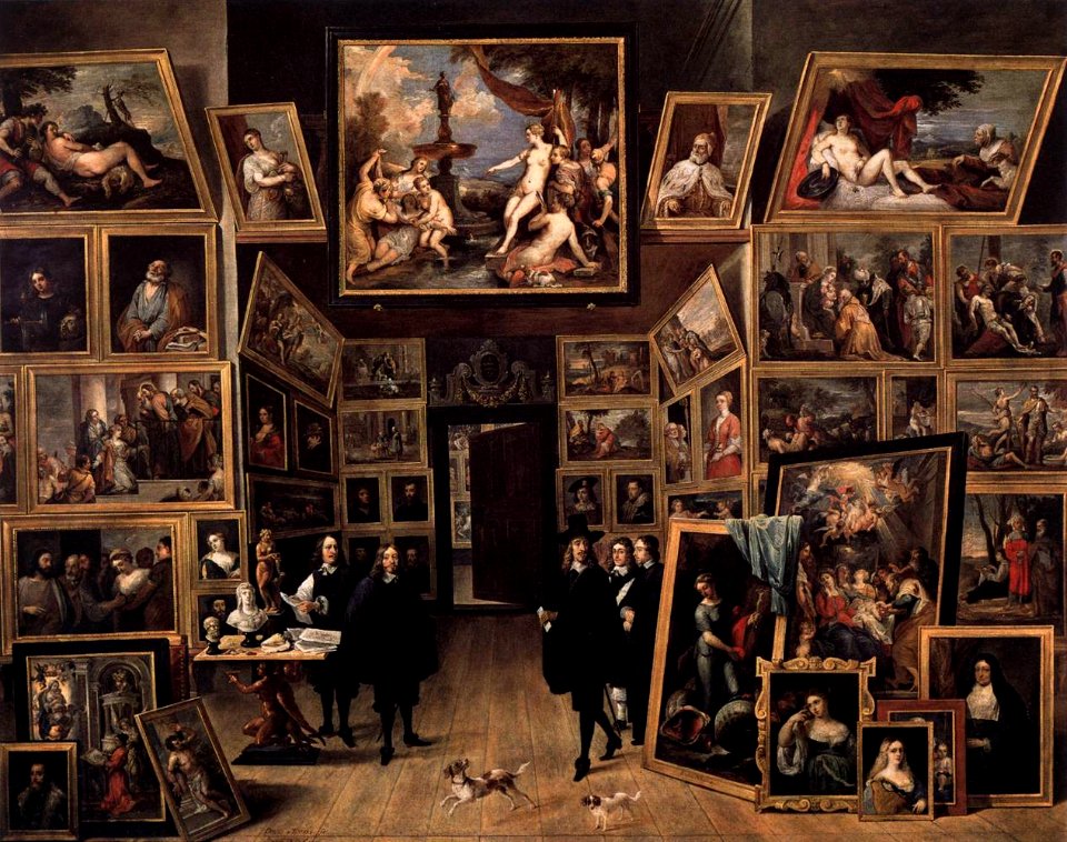 David Teniers (II) - Archduke Leopold Wilhelm in his Gallery - WGA22061