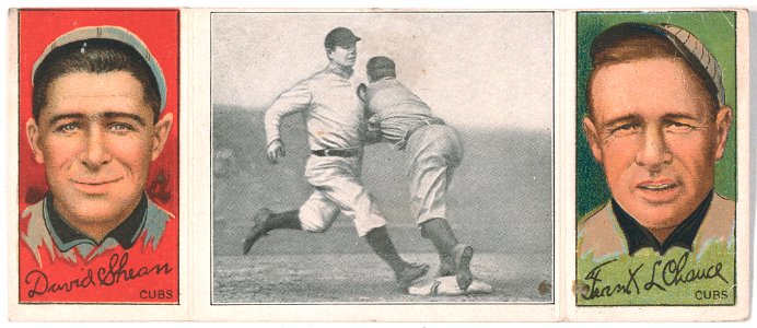 David Shean-Frank L. Chance, Chicago Cubs, baseball card portrait LCCN2008678425