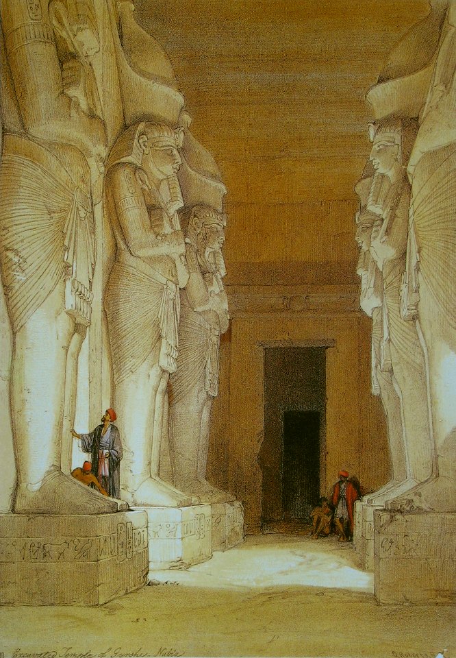 David Roberts Rock Temple Gerf Hussein