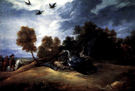 David Teniers (II) - Heron Hunting with the Archduke Leopold Wilhelm - WGA22070
