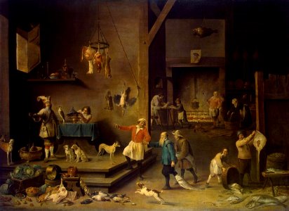 David Teniers (II) - The Kitchen - WGA22074