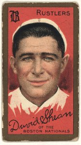David Shean, Boston Rustlers, baseball card portrait LCCN2008677456