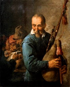 David Teniers (II) - The Musette-Player - WGA22078