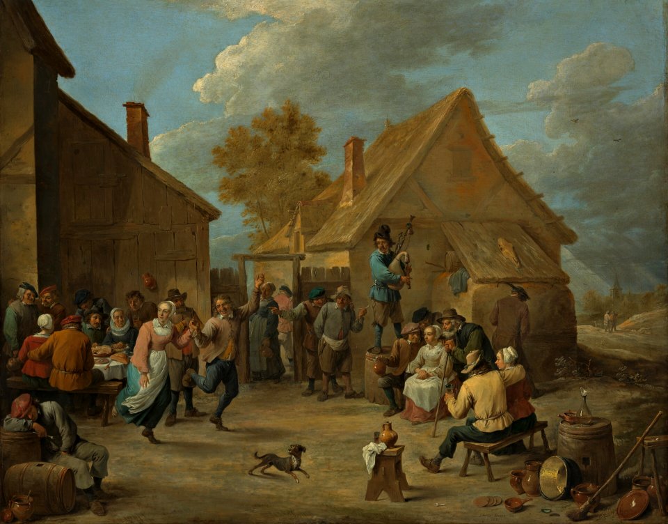 David Teniers (II) - Dorpsfeest - 2039 (OK) - Museum Boijmans Van Beuningen