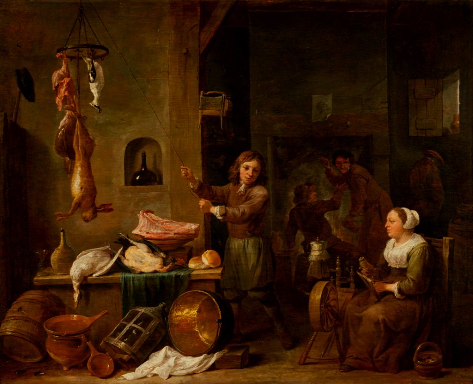David Teniers - Keukeninterieur - NK1670 - Delft Municipal Museums