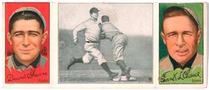 David Shean-Frank L. Chance, Chicago Cubs, baseball card portrait LCCN2008678425