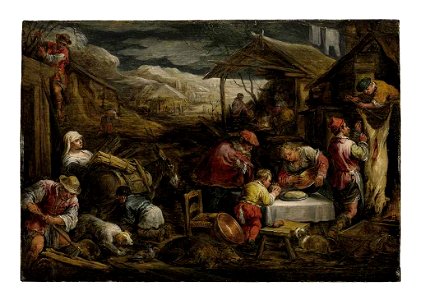 David Teniers after Bassano - An Allegory of Winter d5529765g