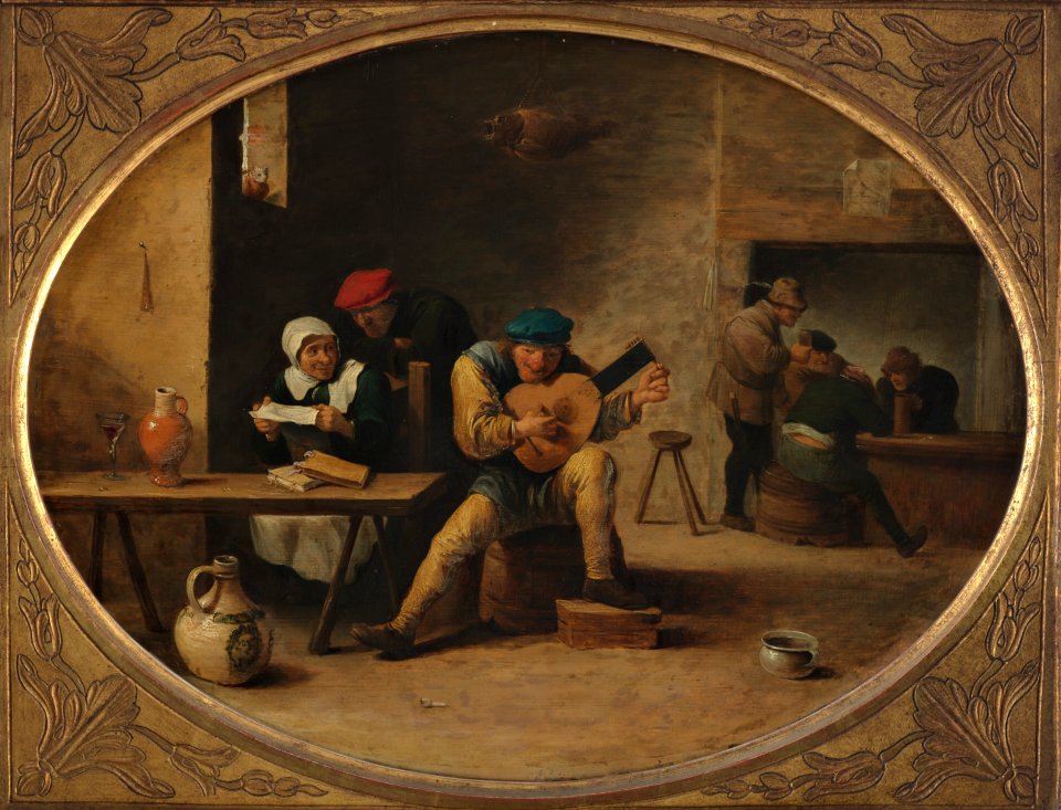 David Teniers (II) - De luitspeler - 1853 (OK) - Museum Boijmans Van Beuningen