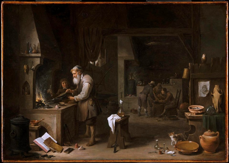 David Teniers - The Alchemist Cat689