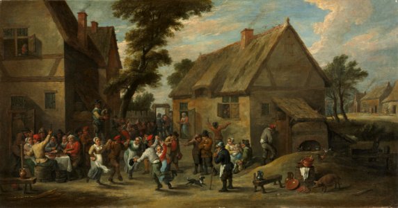 David Teniers - Village Festival - 1977.122 - Cleveland Museum of Art