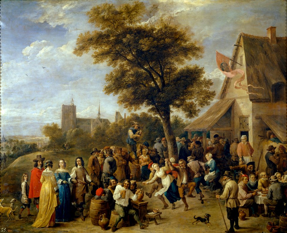 David Teniers (II) - Peasants Merry-making - WGA22096