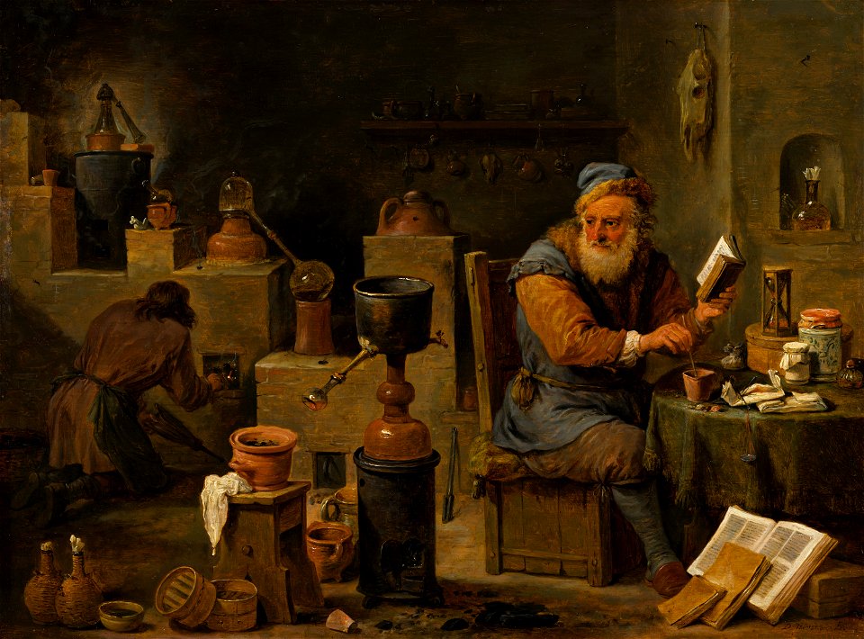 David Teniers de Jonge - The Alchemist - 261 - Mauritshuis
