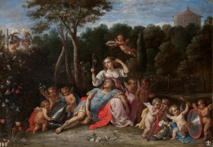 David Teniers (II) - The garden of Armida