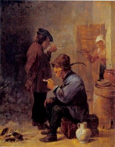 David Teniers (II) - Twee rokende boeren - 1225 - Städel Museum