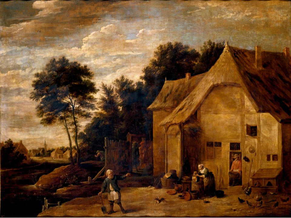 David Teniers (II) - Village house
