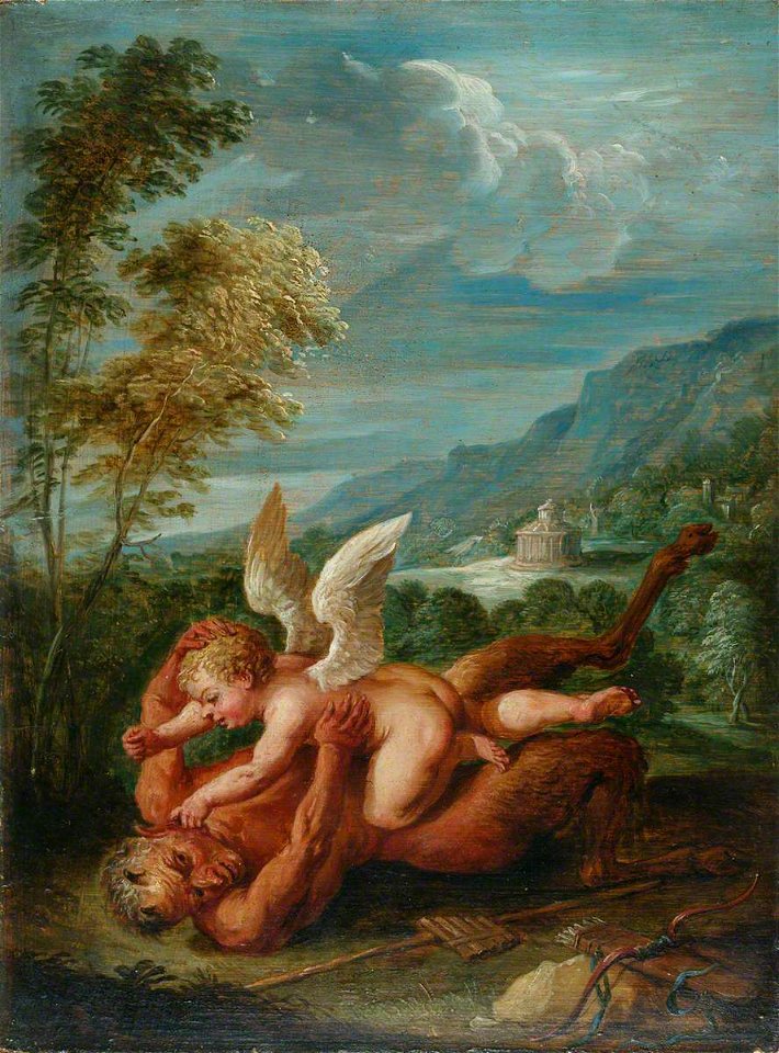 David Teniers - Cupid overcoming Pan