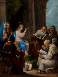 David Teniers d. J. - Der zwölfjährige Jesus im Tempel - 1824 - Bavarian State Painting Collections