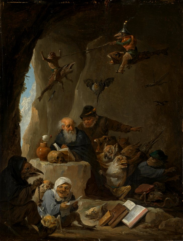 David Teniers - De verzoeking van de heilige Antonius de Heremiet