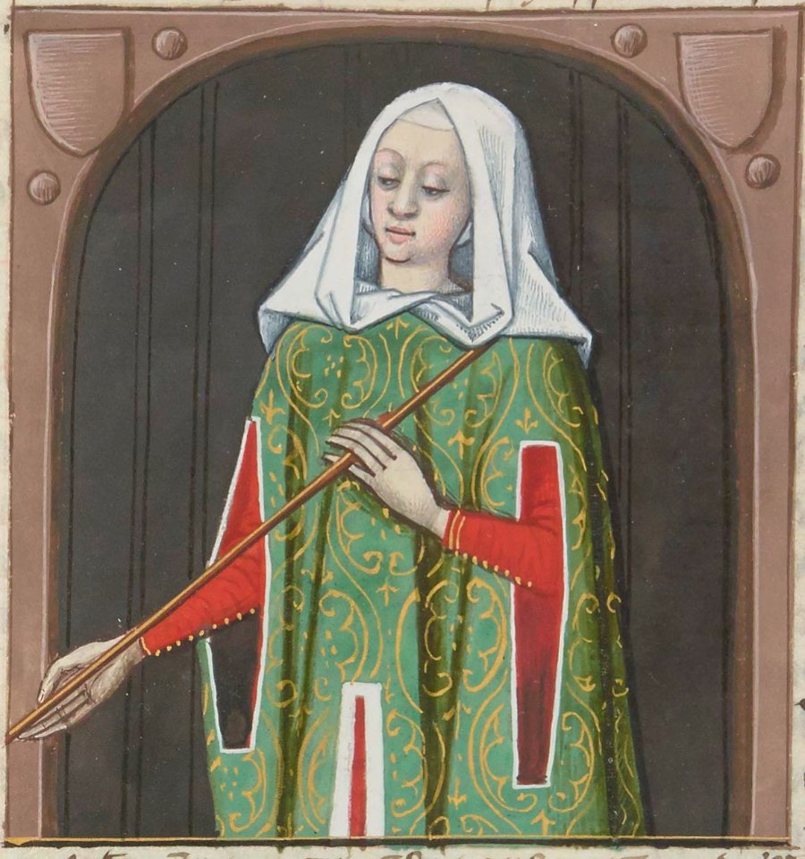 De mulieribus claris (BnF Français 599) 64v - Tertia Emilia