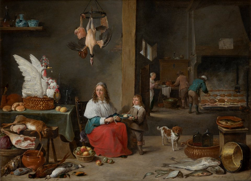 David Teniers de Jonge - Kitchen Interior - 260 - Mauritshuis