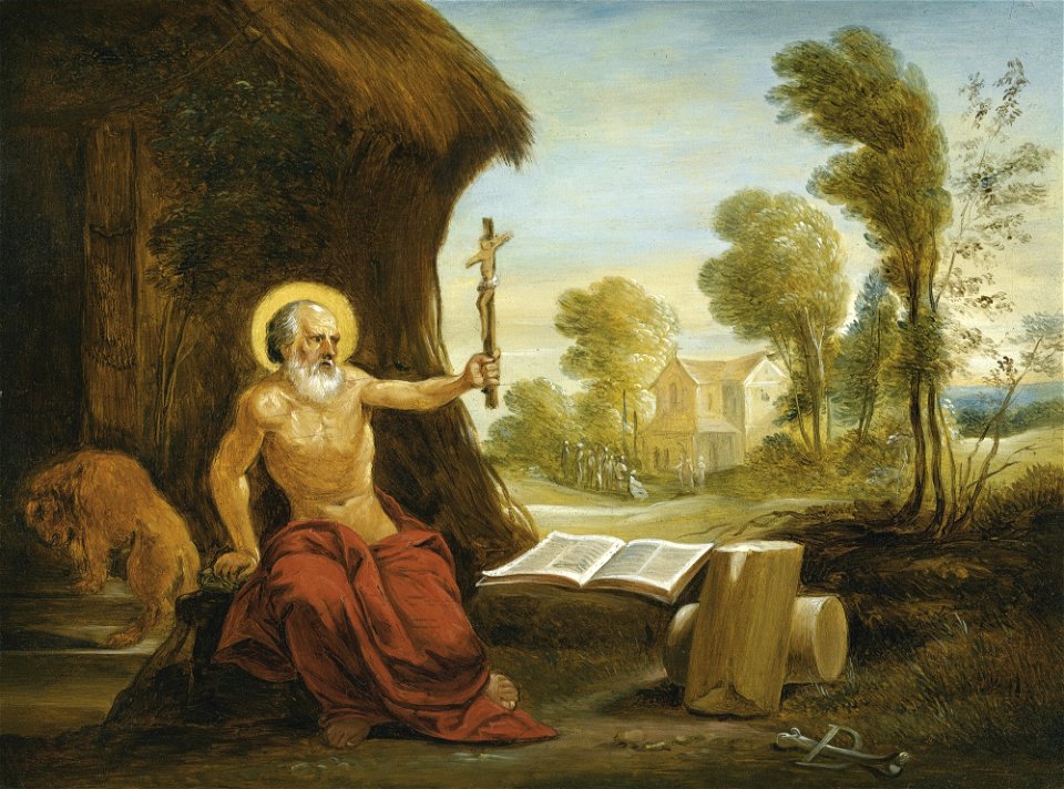 David Teniers after Dosso Dossi - Saint Jerome 198L12034 6GBTL
