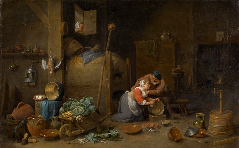 David Teniers d. J. - Alter und Küchenmagd - GG 720 - Kunsthistorisches Museum