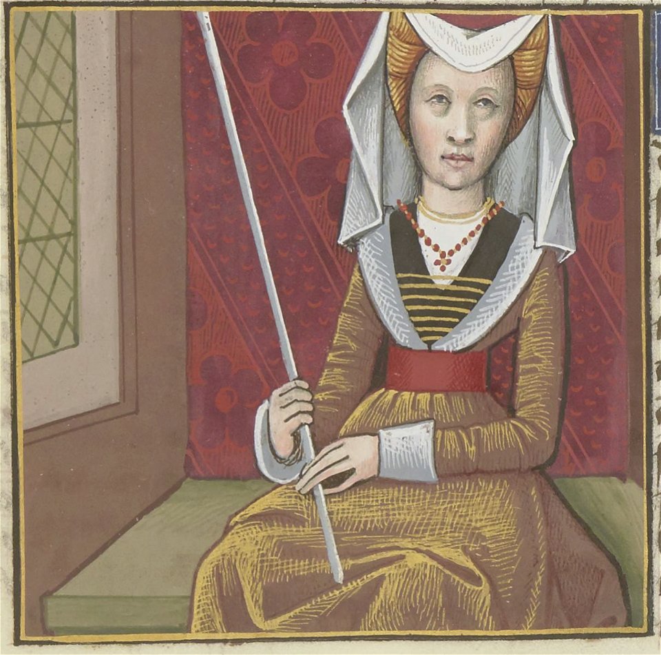 De mulieribus claris (BnF Français 599) f.90r - Constantia