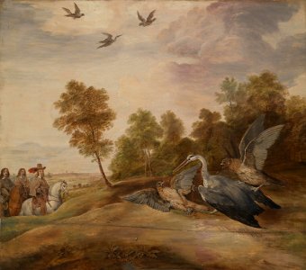 David Teniers dJ (circle) Falkenjagd