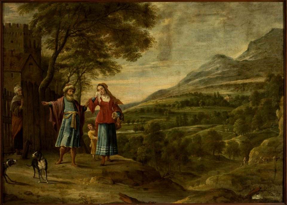 David Teniers I - Expulsion of Hagar - M.Ob.2465 MNW - National Museum in Warsaw