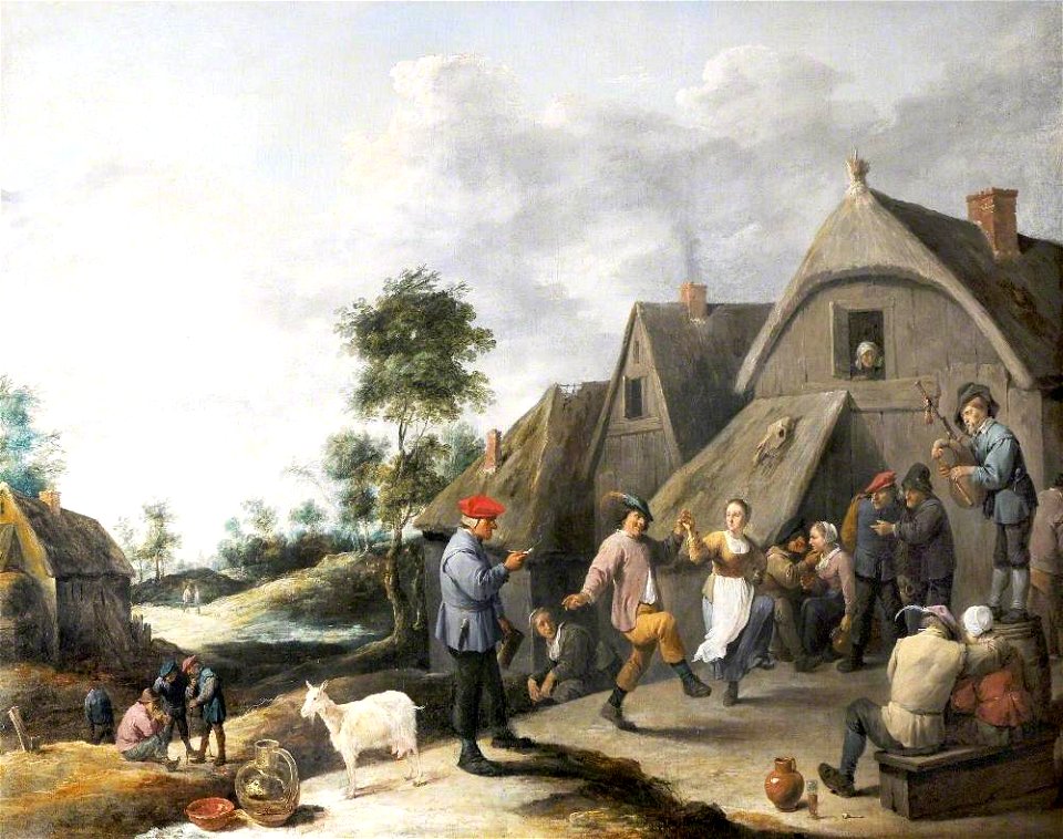 David Teniers II (1610-1690) - La fête du hameau - 1420343 - National Trust