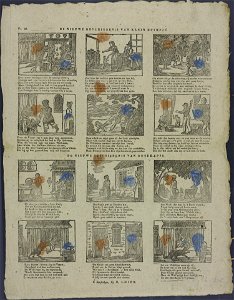 De nieuwe geschiedenis van Klein Duimpje-Catchpenny print-Borms 0419