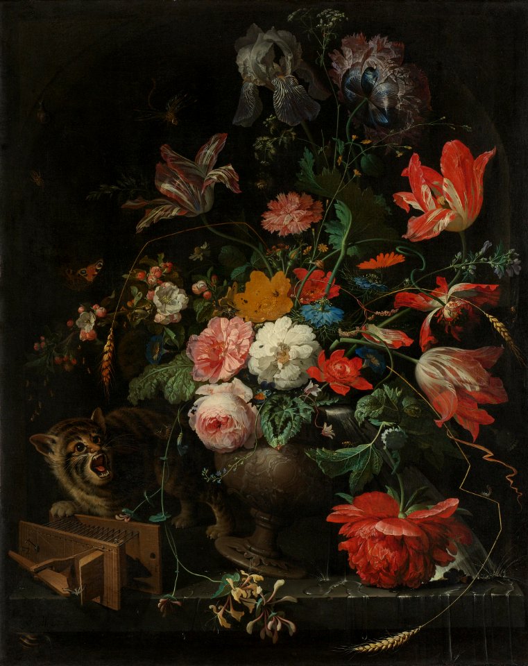 De omvergeworpen ruiker Rijksmuseum SK-A-267