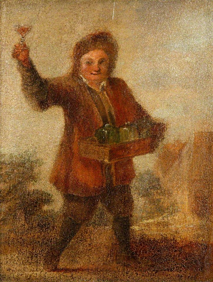 David Teniers II (1610-1690) (after) - A Cordial Seller, The Sense of Taste - 1151379 - National Trust