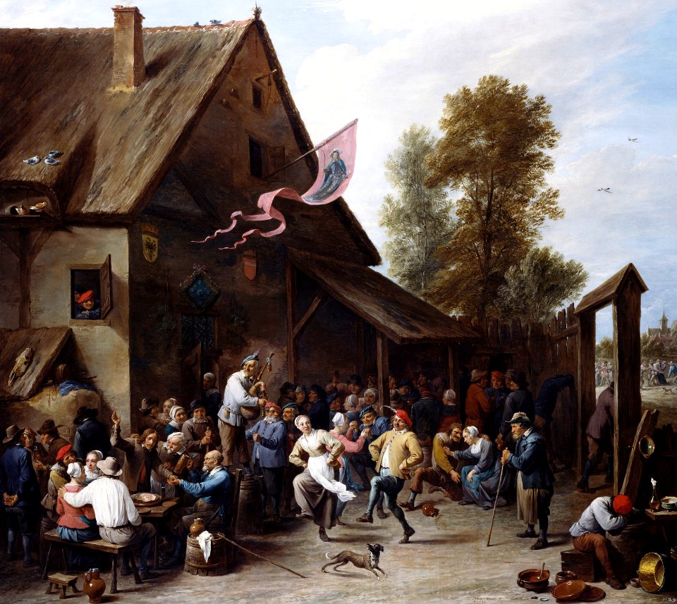 David Teniers the Younger (Antwerp 1610-Brussels 1690) - A Kermis on St George's Day - RCIN 405952 - Royal Collection