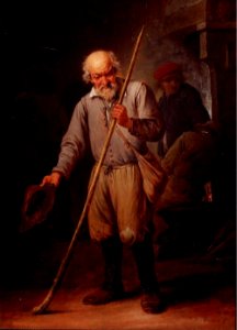 David Teniers the Younger - An Old Man with a Walking Stick