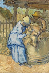 De schapenscheerster (naar Millet) - s0042V1962 - Van Gogh Museum