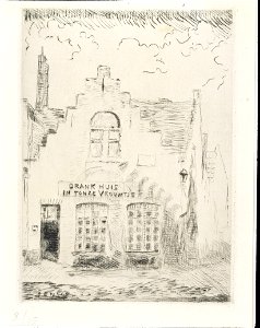 De schaduw op het huis, James Ensor, MSK Gent, 1998-B-131-2