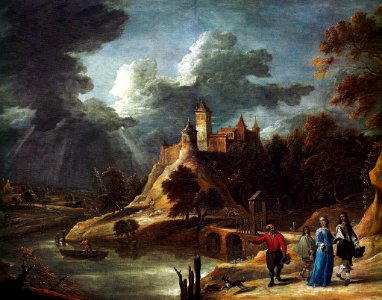 David Teniers the Younger - Landscape with a Castle