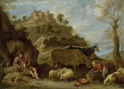 David Teniers the Younger - Pastoral Landscape