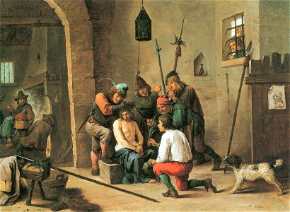 David Teniers the Younger - Man of Sorrows 77l083a