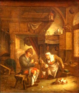 David Teniers le vieux-intérieur hollandais