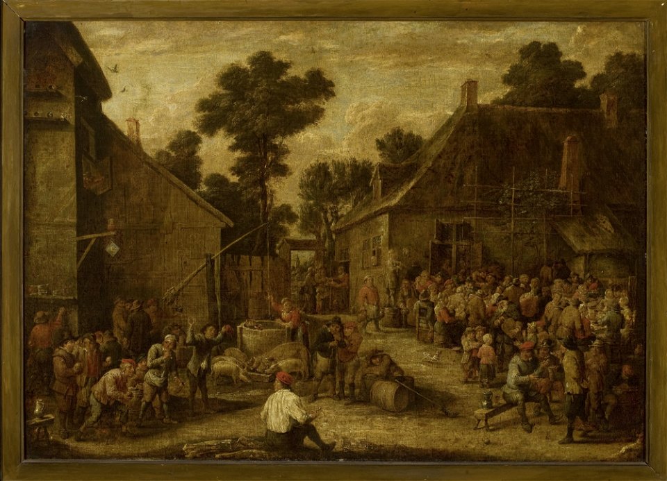 David Teniers II - Merry-making in the countryside - M.Ob.1404 MNW - National Museum in Warsaw