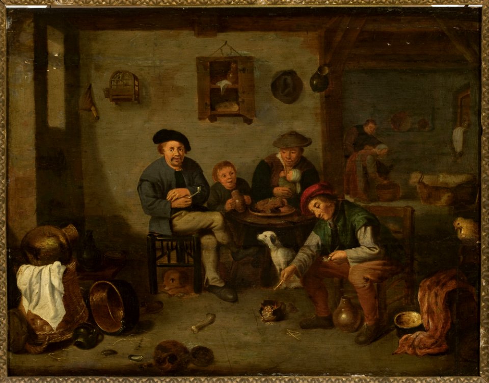David Teniers II - Genre scene in the countryside - M.Ob.2482 MNW - National Museum in Warsaw