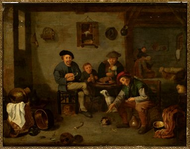 David Teniers II - Genre scene in the countryside - M.Ob.2482 MNW - National Museum in Warsaw