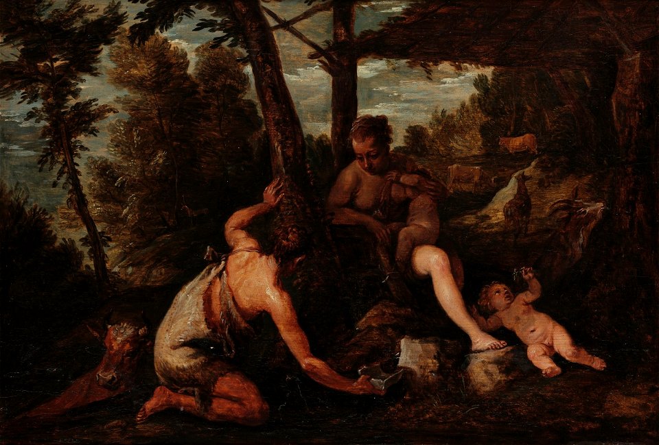 David Teniers, o Jovem - Adão e Eva depois da expulsão do Paraíso